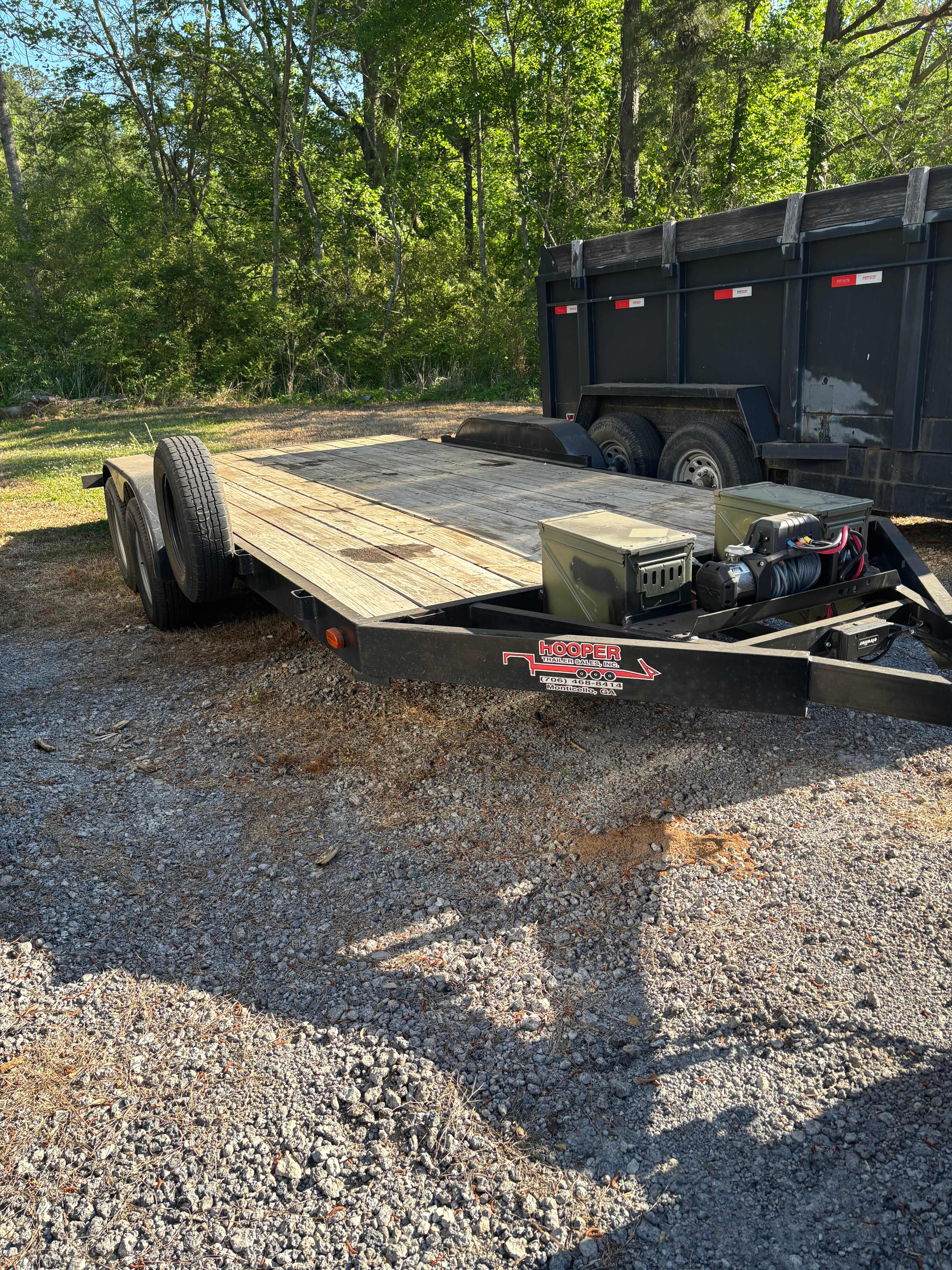 7x18' Car Hauler w/ Winch - 5,000 lbs capacity trailer rental in McCalla, Alabama - Image 1