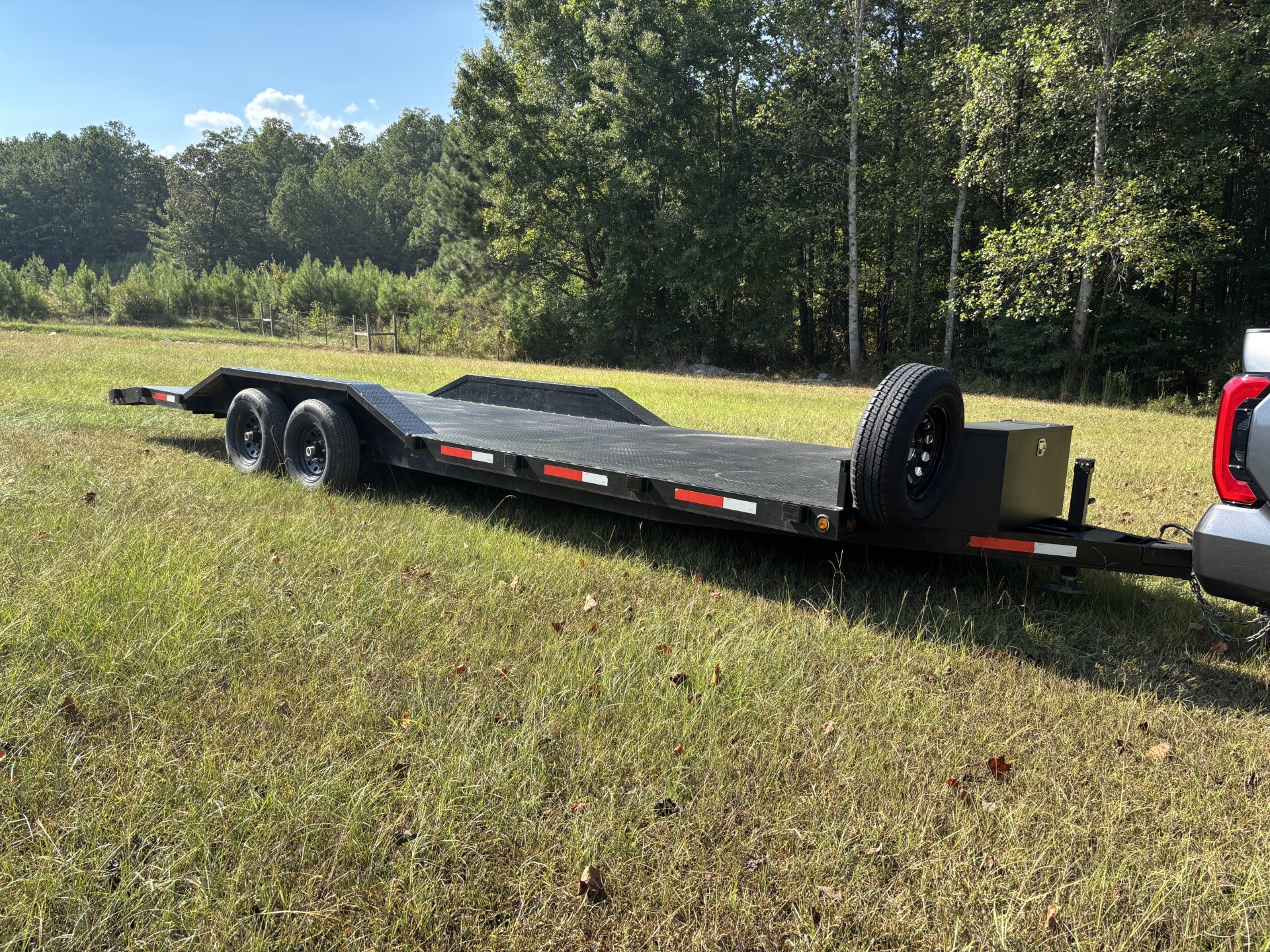 8.5x24' Car Hauler w/ 10K Warn Winch - 8,250 lbs capacity trailer rental in McCalla, Alabama - Image 1