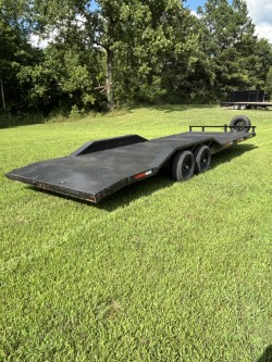 8.5x24' Car Hauler w/ 10K Warn Winch - 8,250 lbs capacity trailer rental in McCalla, Alabama thumbnail 3