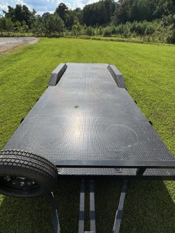8.5x24' Car Hauler w/ 10K Warn Winch - 8,250 lbs capacity trailer rental in McCalla, Alabama thumbnail 4