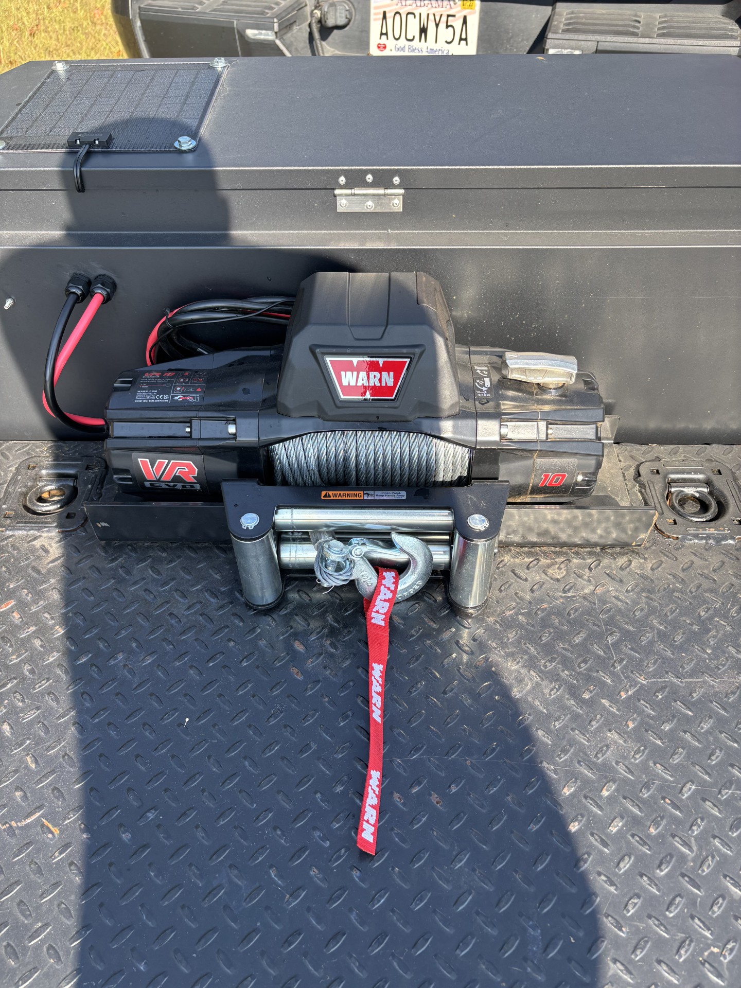 8.5x24' Car Hauler w/ 10K Warn Winch - 8,250 lbs capacity trailer rental in McCalla, Alabama thumbnail 5